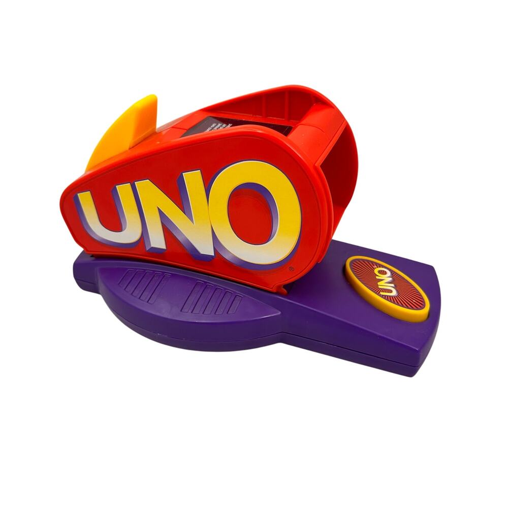 1998 UNO Attack Game with Cards - SHUFFLE - WORKS